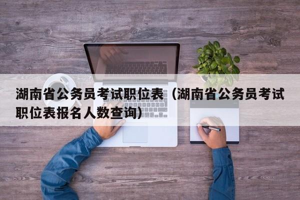 湖南省公务员考试职位表（湖南省公务员考试职位表报名人数查询）